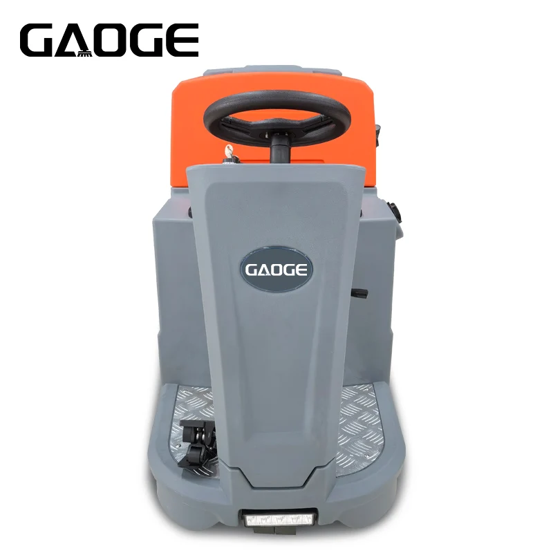 Gaoge F660 Super Clean Ride On Floor Washing Machine Vacuum For Warehouse Workshop Drive Floor Scrubber Cleaning Machine