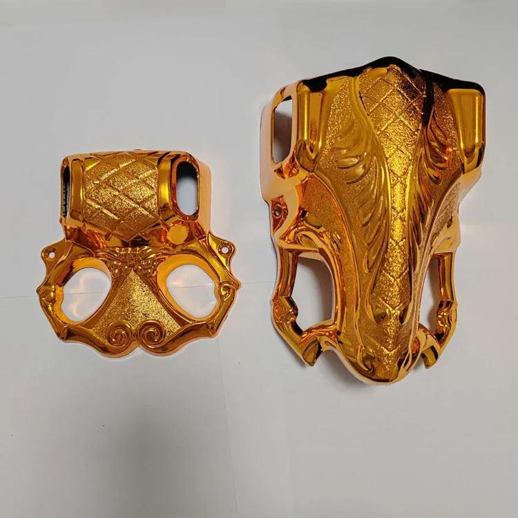 FModel 4 African market plastic coffin corners set custom deep golden wooden casket hardware funeral Accessories decorations