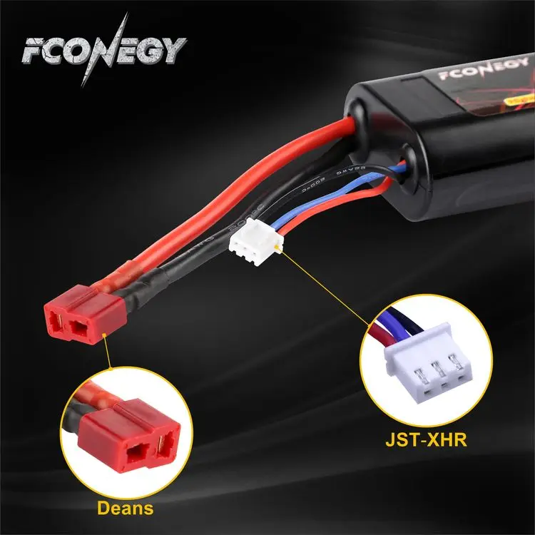 Лидер продаж перезаряжаемый литий-ионный аккумулятор Airsoft с высокой скоростью 7 4 В 50C 4000 мАч