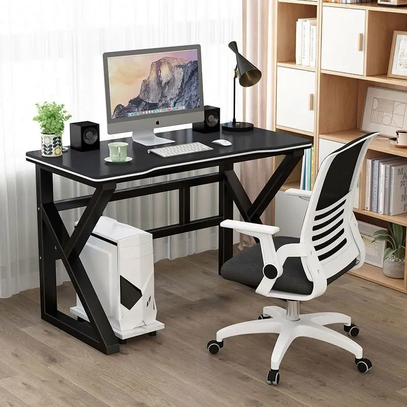 Wholesale Furniture Design Work Executive New Design Best Modern Black and White Gaming Desk Home Office Custom Computer Table