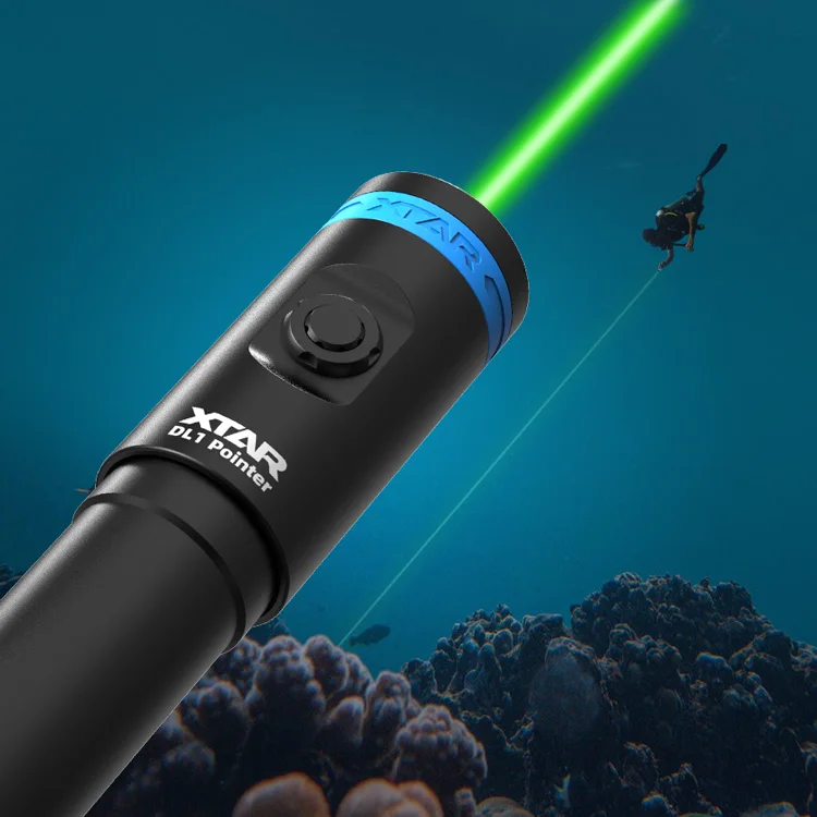 XTAR DL1 2000M Ultra Long Green Beam Laser Point Underwater Laser Light Pointer