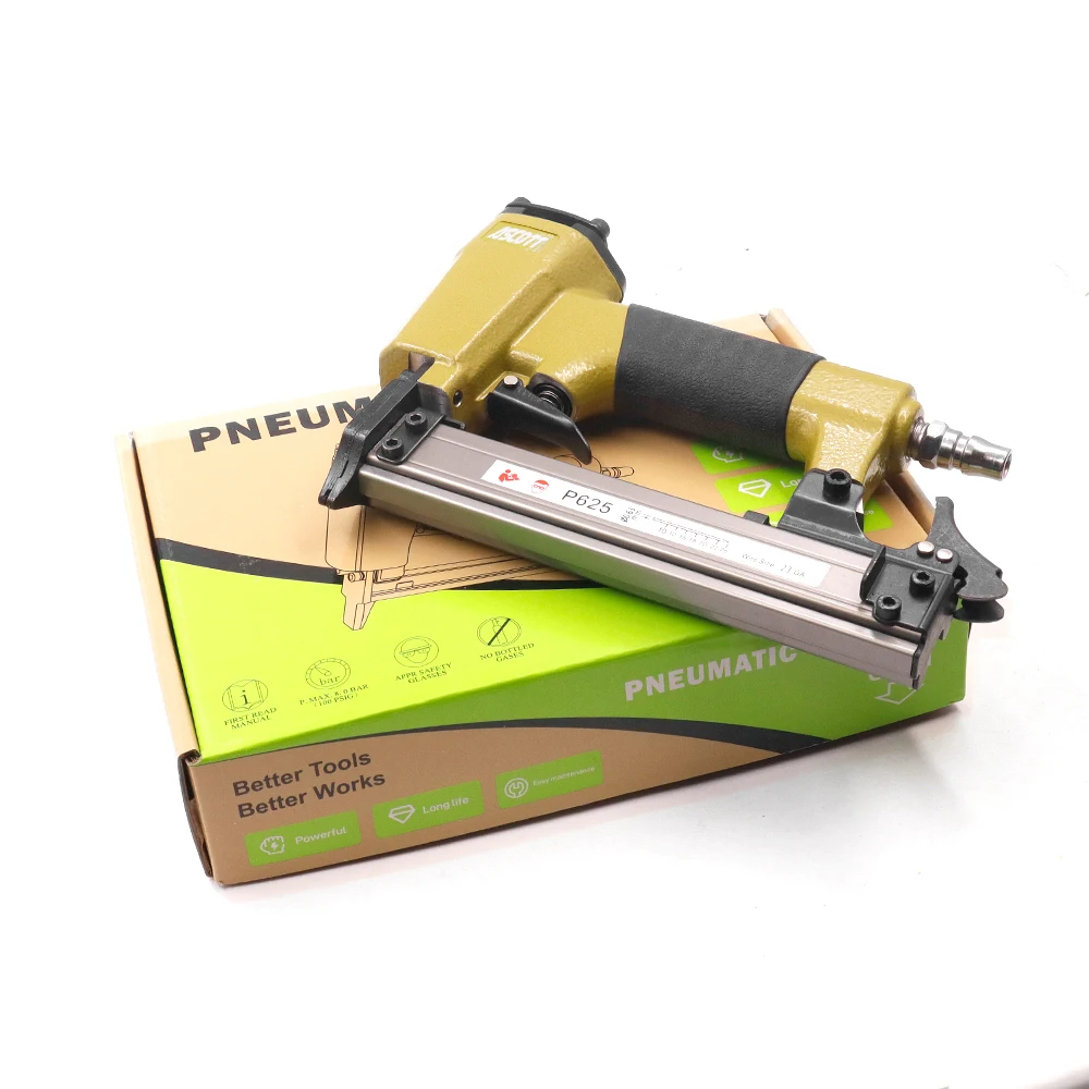 Portable 23 Gauge P625 Brad Nailer Concrete Pin Strip and Trim Tool Customizable OEM Pneumatic Power Source