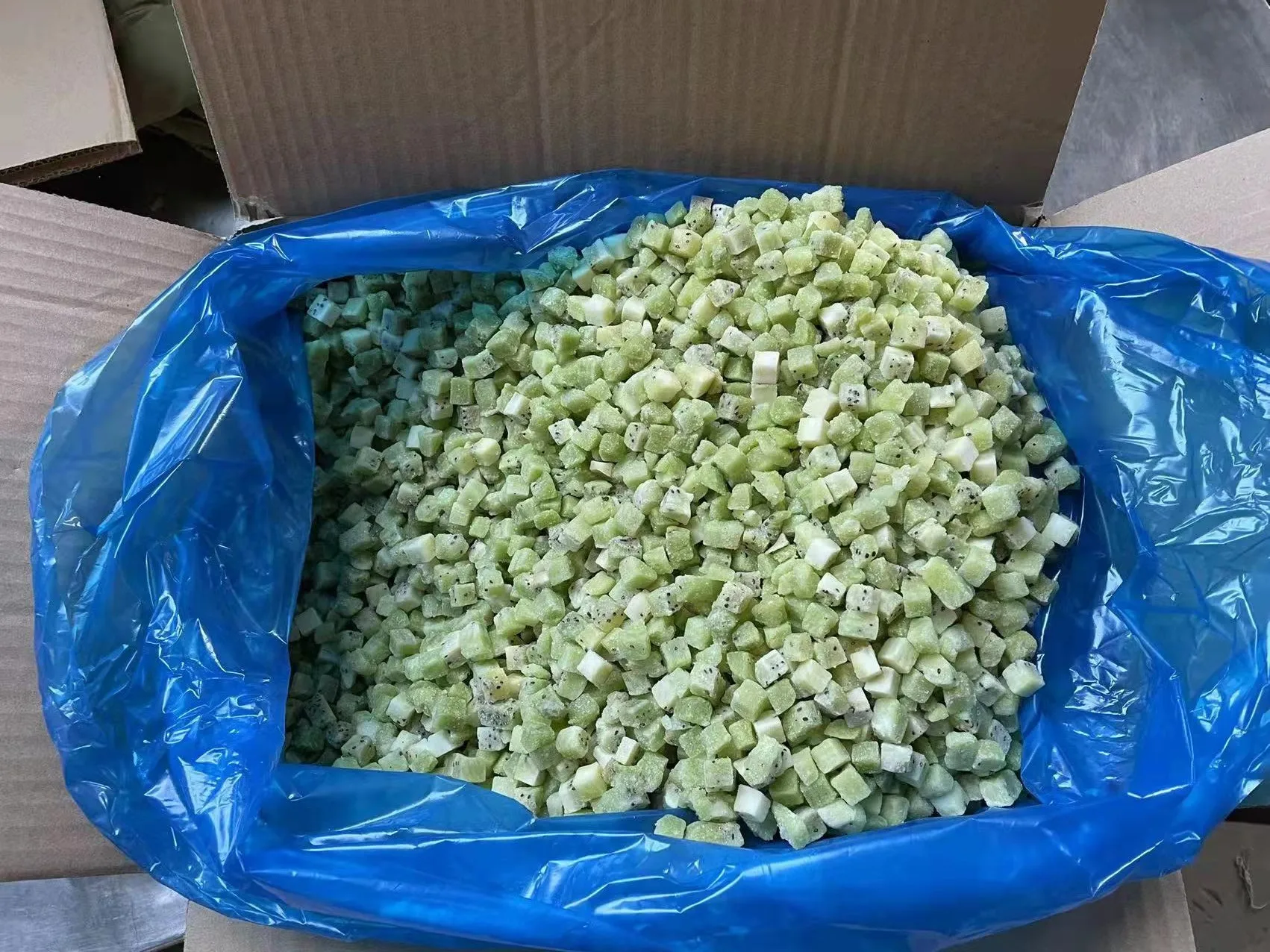 cheapest IQF fresh Frozen diced kiwi dice slice cubes whole diced kiwi 10x10mm frozen fruits berries frozen vegetables cu