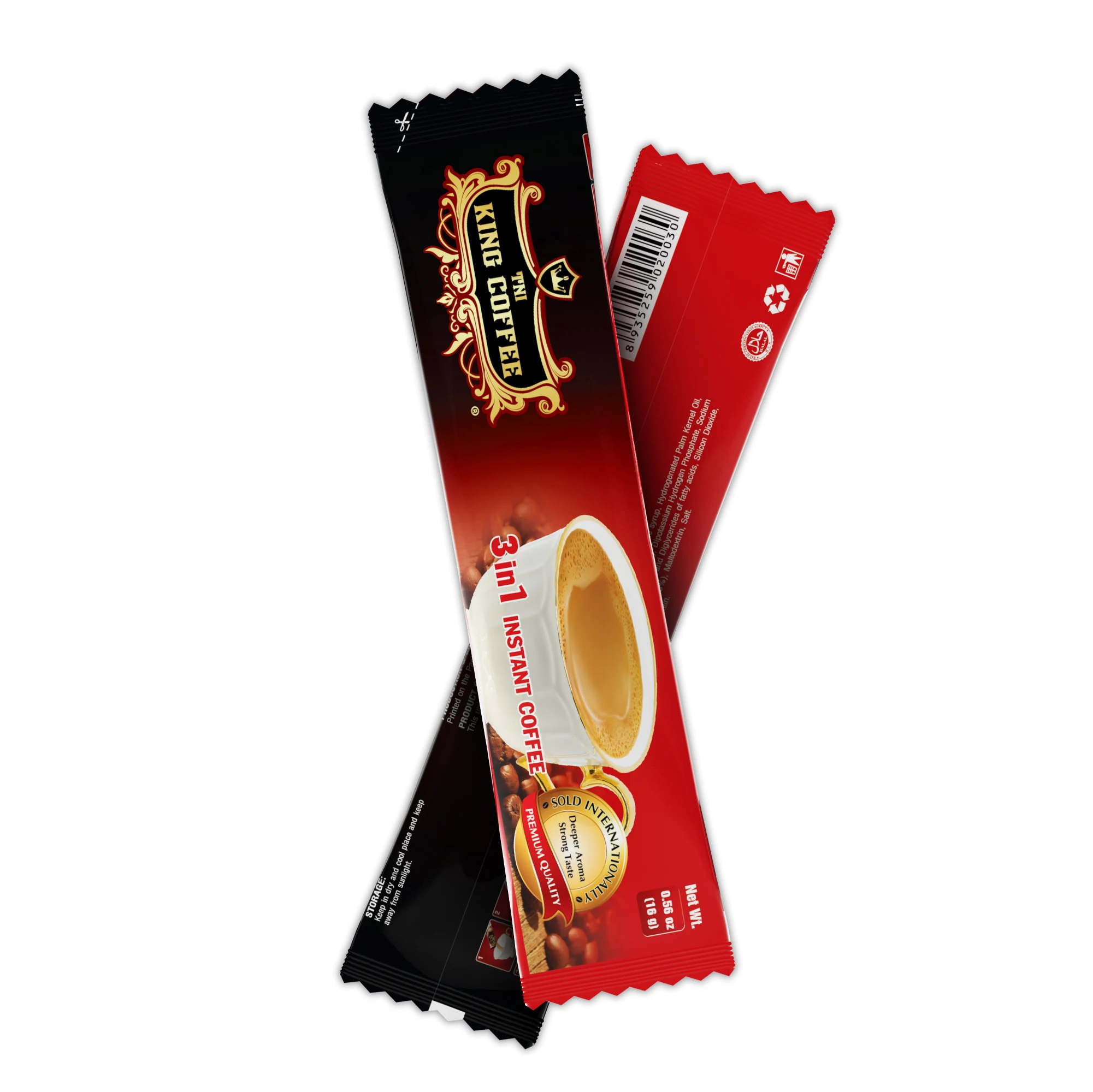 KING COFFEE - 6 sticks/box  Viet Nam Caffeinated 3in1 Instant Coffee from Top Vietnamese Coffee Brand