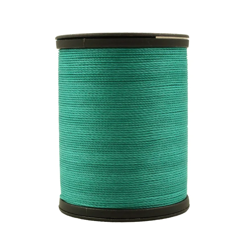 Factory Wholesale 3 New Round Wax Line Spot Leather 100% Polyester Sewing Thread Weaving Thread Clothing Sewing 1260d/3