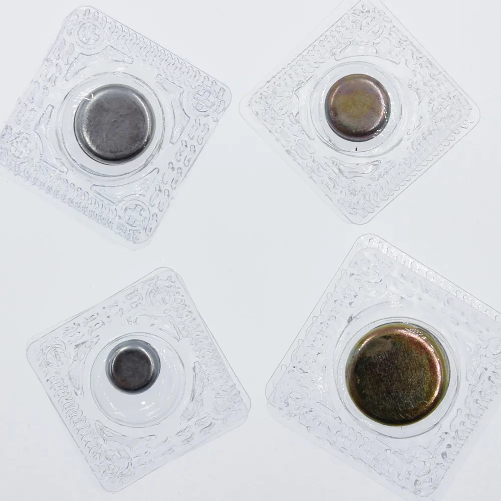 
PVC covered permanent hidden buttons magnet used for bags and down coats 