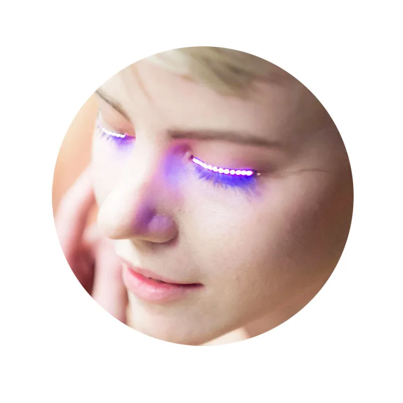 Hot Party Supply Luminous Led Flashing Lashes/ Led Eyelashes