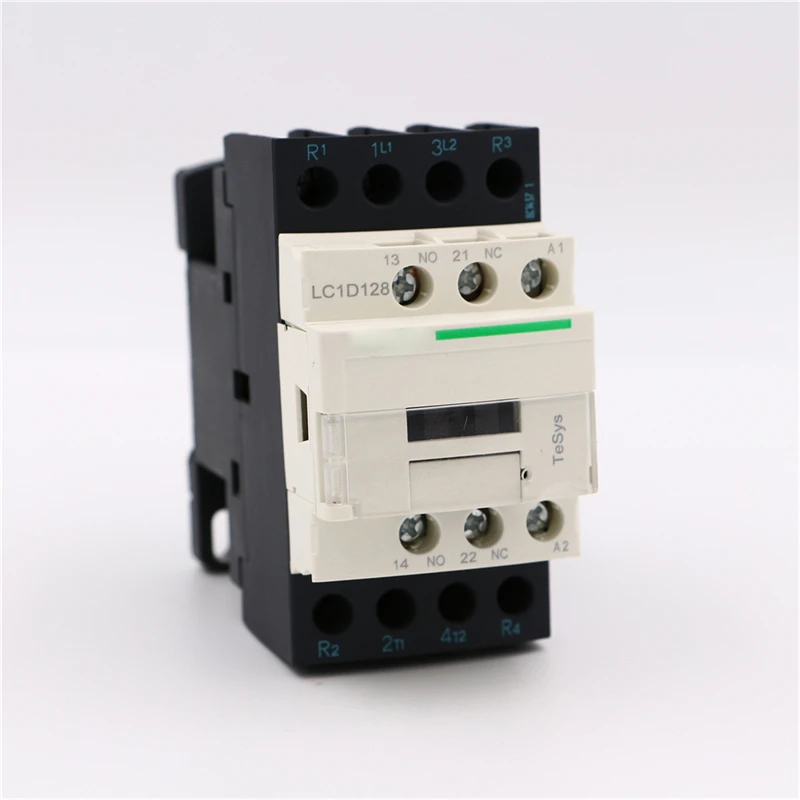 LC1D128K7 AC electric magnetic Contactor 4P 2NO+2NC LC1-D128K7 25A 100V AC coil