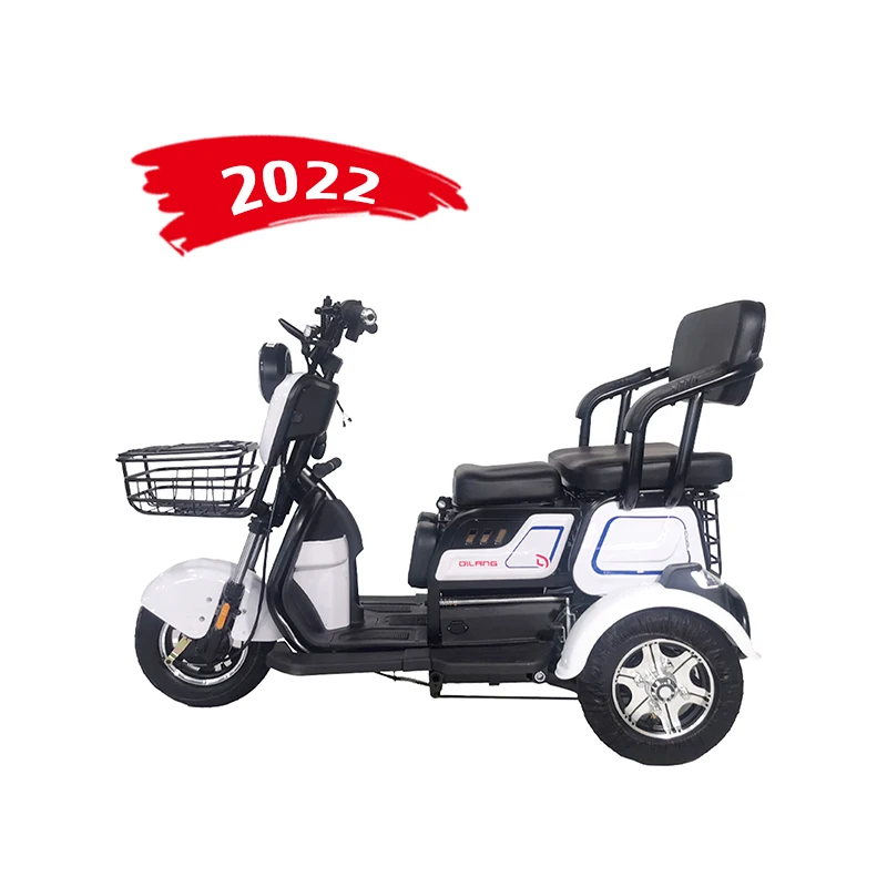 China Cheap3 Passenger Electric Tricycle Tuk Tuk Fashion And Beautiful Cargo Electric Tricycle For Sale