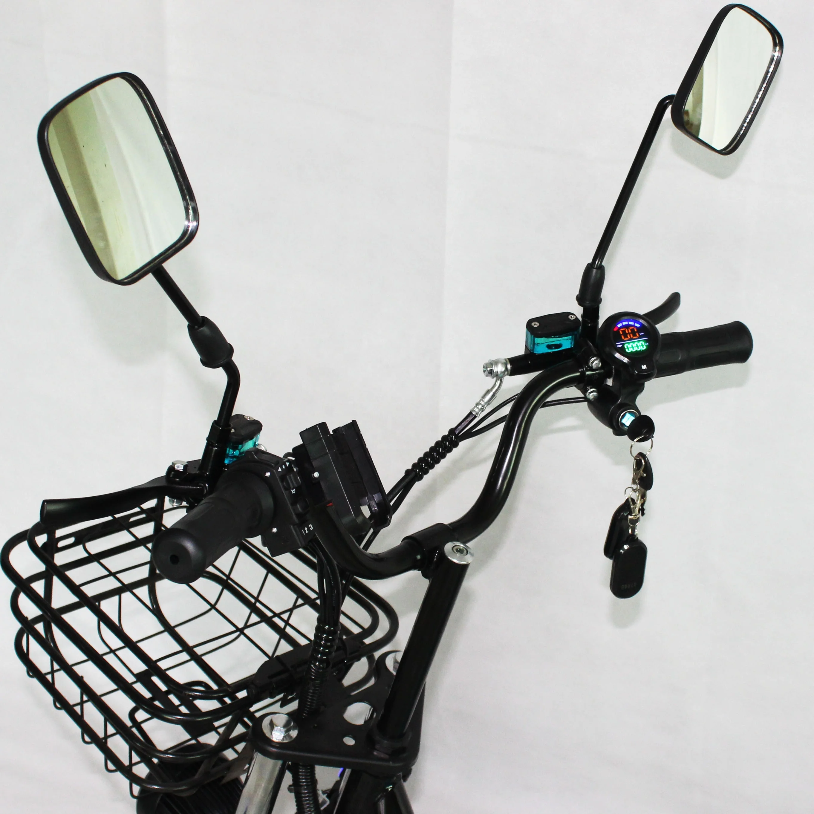 Fucare Scorpio 60V 20AH Full Suspension Electric Cargo Bike with Basket and Pannier Bag