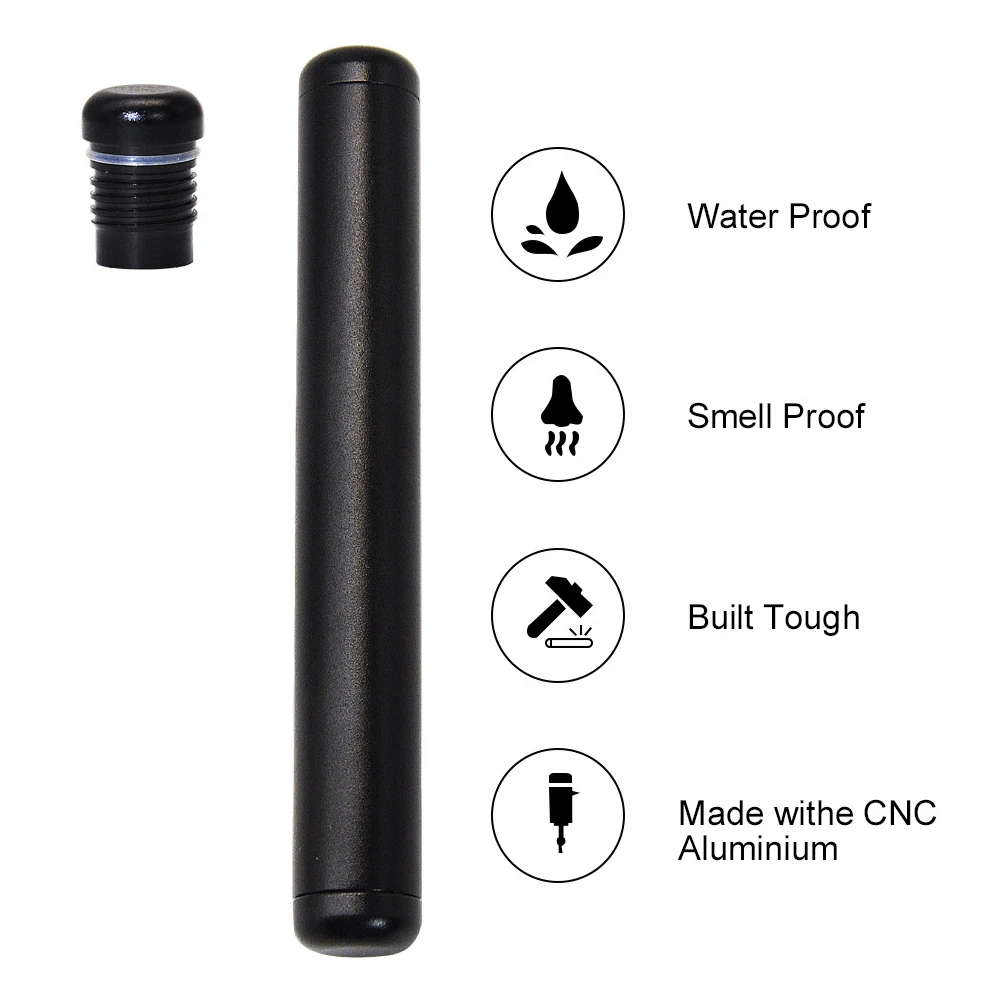 Smoking Accessories Empty cigar Tube Waterproof Tubes Cigarette Smell Proof 109mm J Case