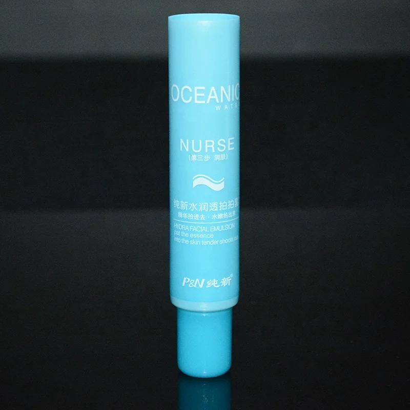 Customized size and colour 5ml 8ml 10ml eye cream sample tube moisturiser small diameter cosmetics plastic tube for packaging