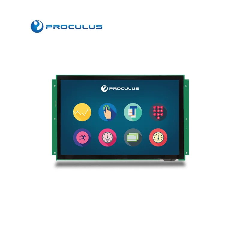 Proculus 9.7 inch 1024*768 TFT HMI Touch Panel Medical Grade LCD Module Intelligent UART Serial Support TTL/CMOS Port Display
