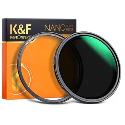 K&F Concept 49mm Magnetic Variable ND8-ND128(3-7 Stop) No X Cross Lens Filters