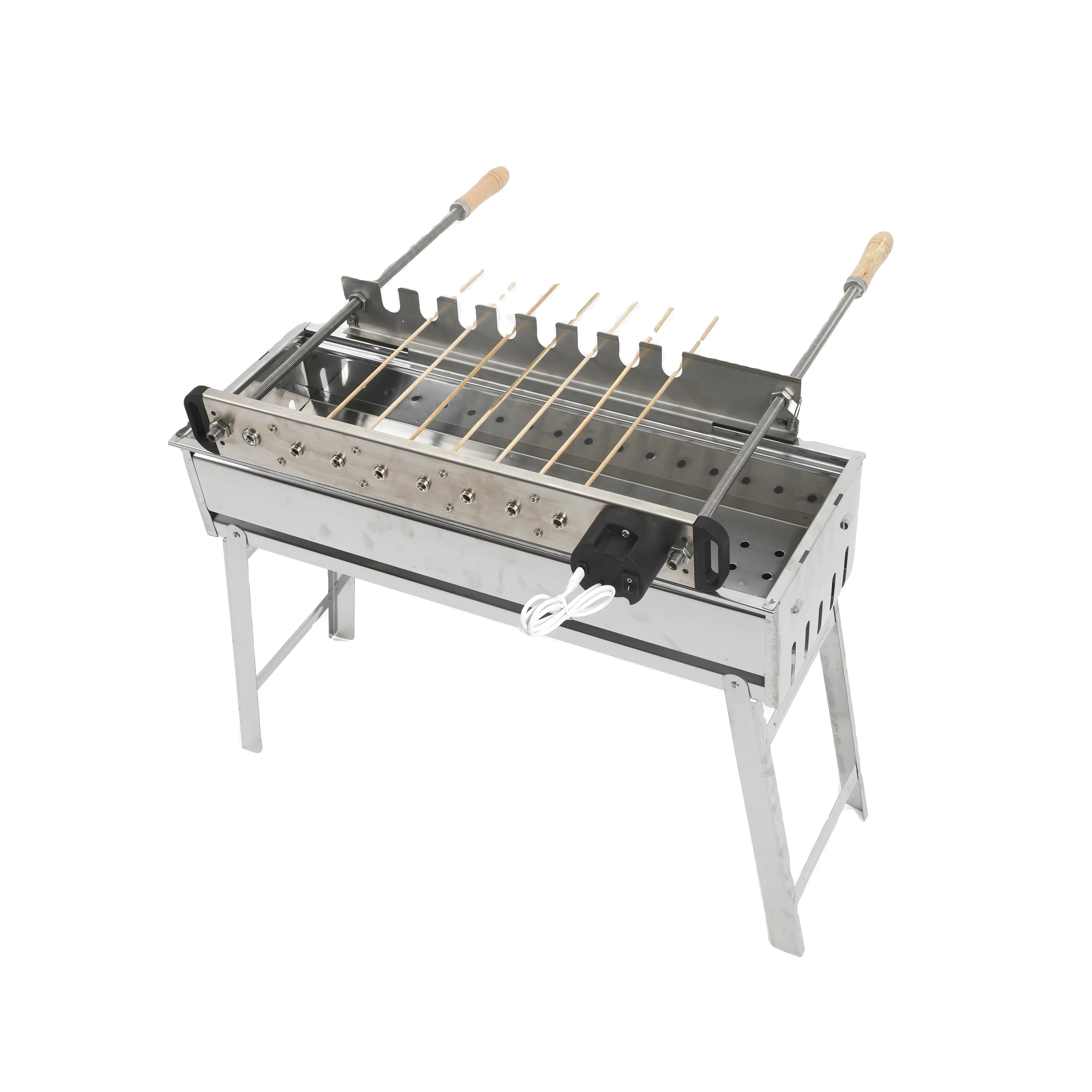 Hot Sale outdoor rotating flip bbq grill machine with 304 Edible Stainless Steel Professional BBQ Grills