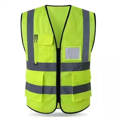 Work reflective clothing security construction uniforms workwear high visibility safety vest