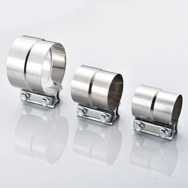 SIN High Quality Stainless Steel Easy Seal Stainless Butt Joint Band Exhaust Clamp for Car exhaust pipe