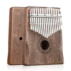 Wholesale Finger Piano Gift 17 Keys Thumb Piano Kalimba with Portable Protective Storage Bag Tune Hammer
