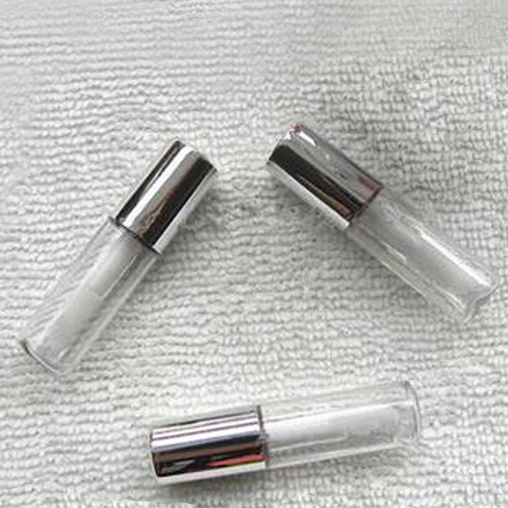 
Matte Black Lipgloss Tube Private Label Liquid 4Ml Round Clear Rose Gold Led Gold Empty Lip Gloss Tubes 
