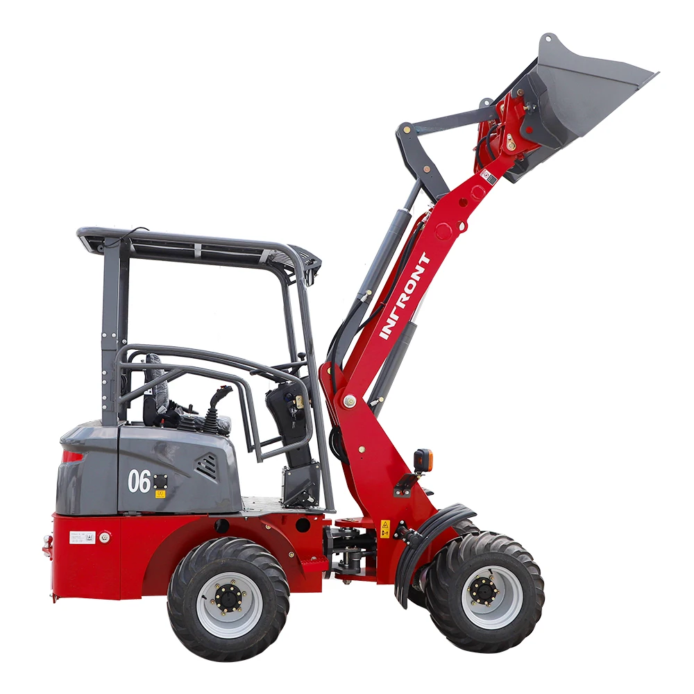 Electric Loader e Rickshaw Cargo Electric Mini Dumper Wheel Loader  Easy Operate