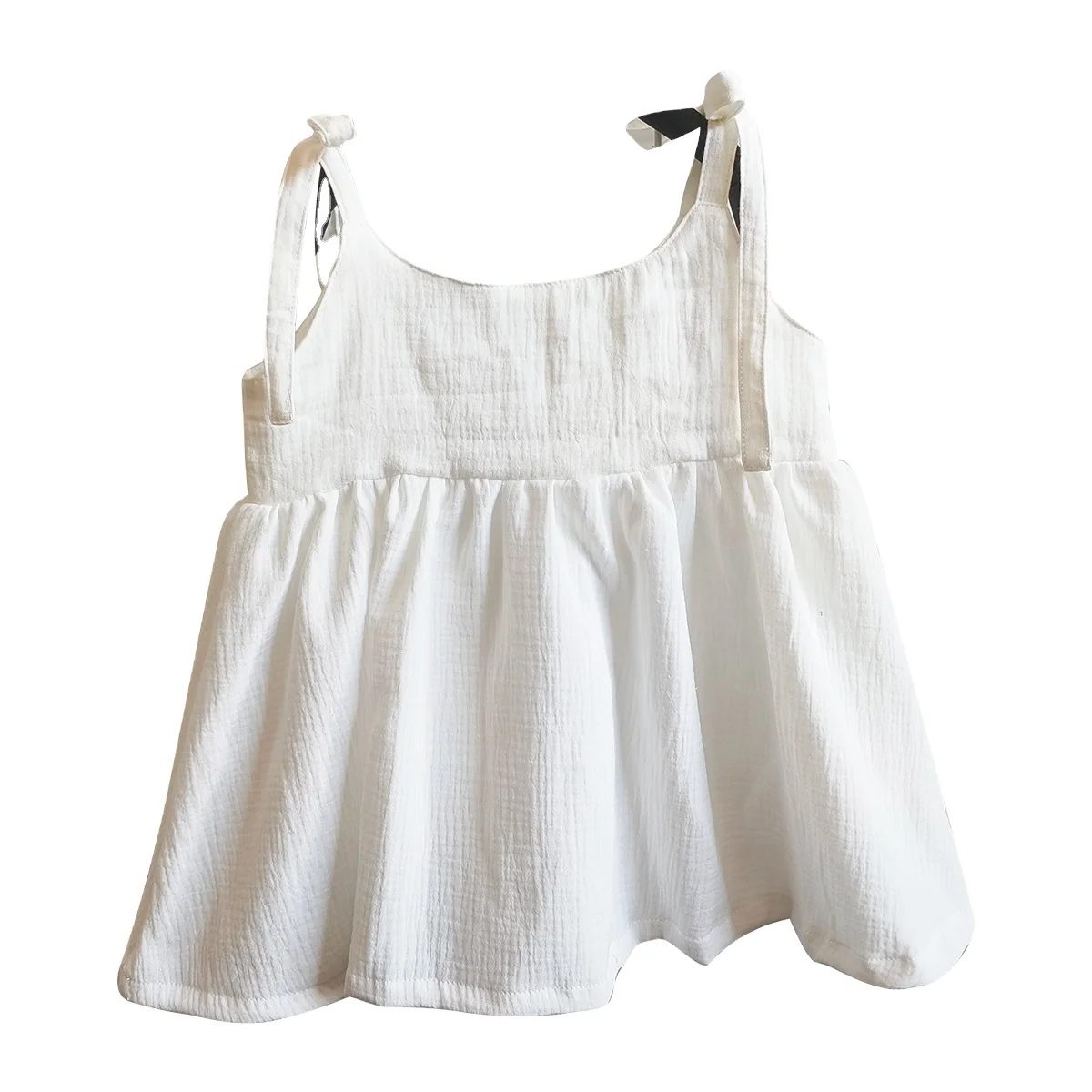 New customized crepe Bubble dresses girls dresses customized cute corset dress