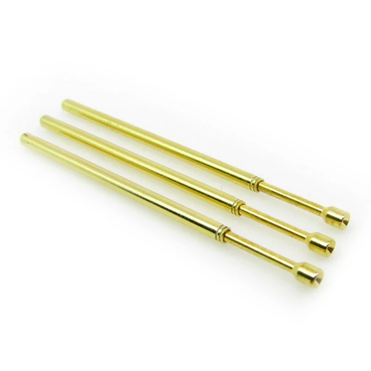 Good Supplier Spring Concave-Head Contact Probes PCB Test Pin Test Probe Gold-plated Brass Pogo Pin