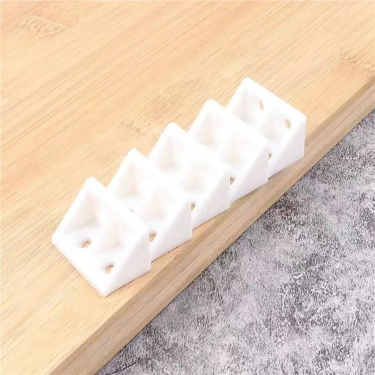 Plastic Angle code 90 degree right Angle furniture five accessories Wardrobe laminate bracket connector