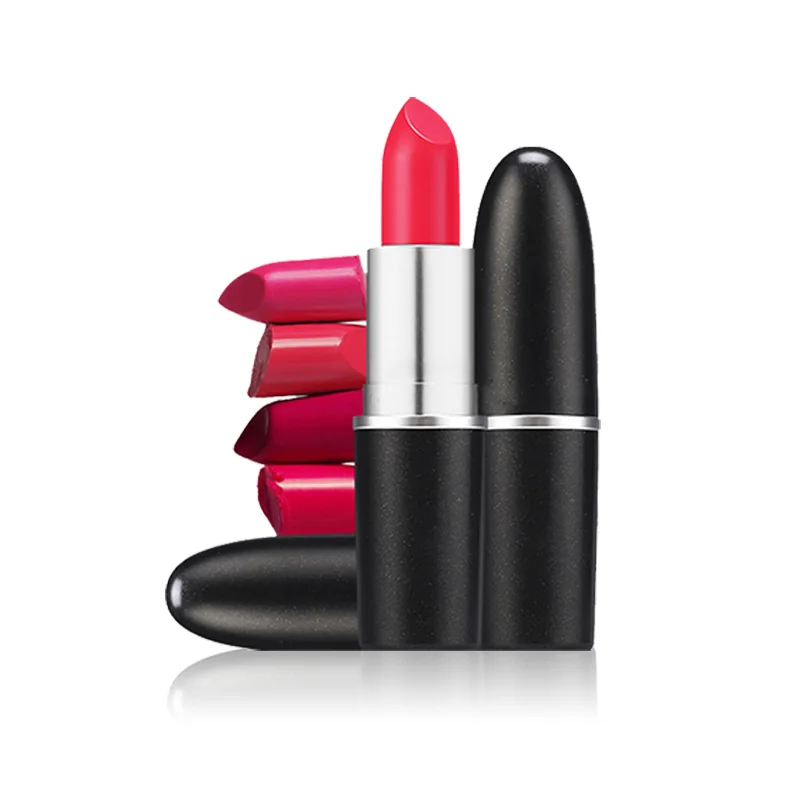 
Hot Sale Women Lip Makeup Classic Fashion Matte Black Bullet Lipstick 