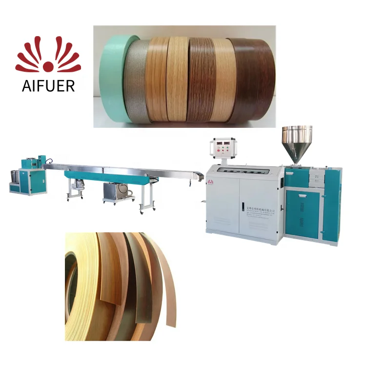 PVC edge banding production line /extrusion machine/Furniture PVC ABS PMMA edge banding making machine
