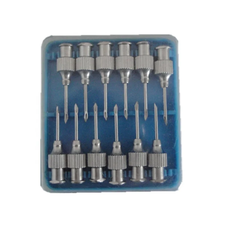ROUND KNURLED HUB VETERINARY NEEDLE STAINLESS STEEL SYRINGE NEEDLE FOR VETERINARY USE