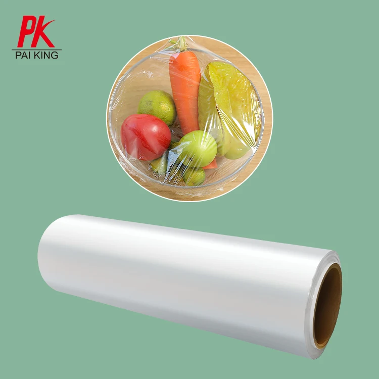 Strong Toughness PE Material Cling Film Factory Good Sale PE Cling Film For Food Wrap Good Price Cling Film