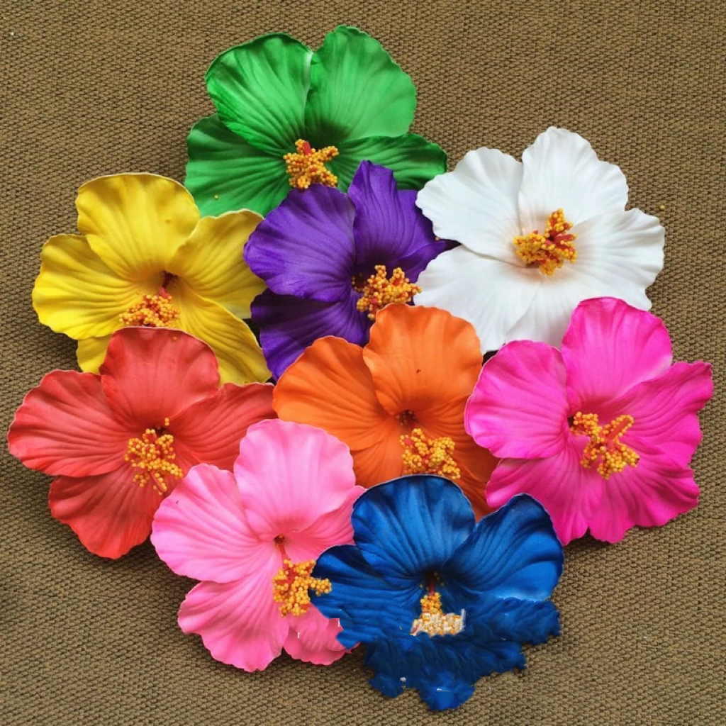 Bohemian Style Artificial Flower Hair Clips Vacation Beach Party Hair Clip Accessories For Women Girls Wedding