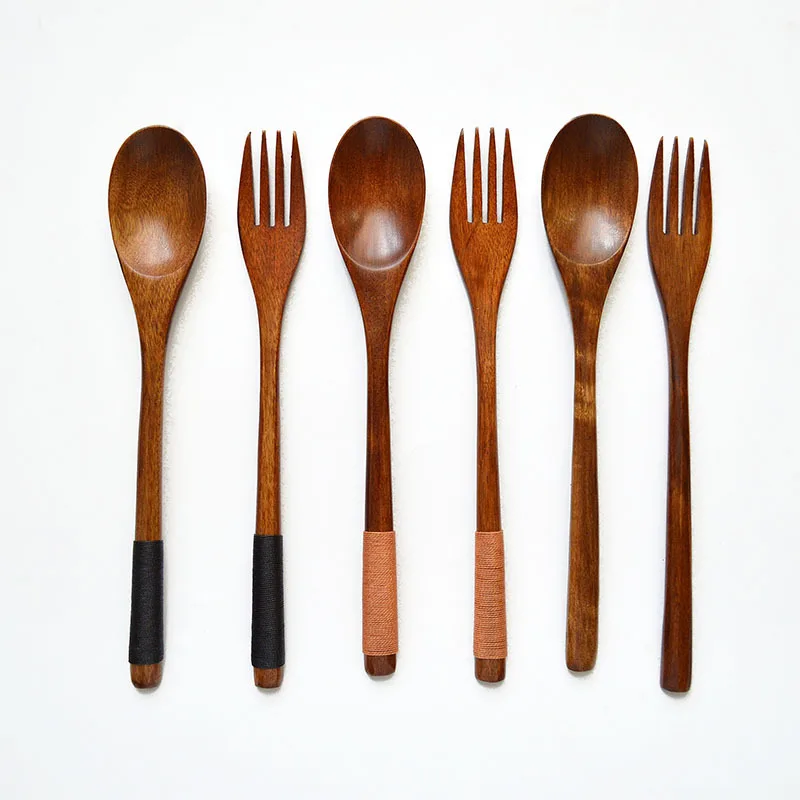 2021 Wholesale Eco-friendly Natural Different Size Wooden Spoon Set Tea Honey Coffee Stirring Spoon Customized Logo