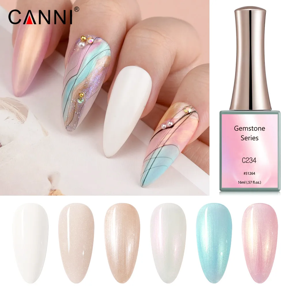 CANNI nail art manicure 16ml soak off gel Nude Natural Color semi permanent enamel uv gel nail polish gel lacquer varnish