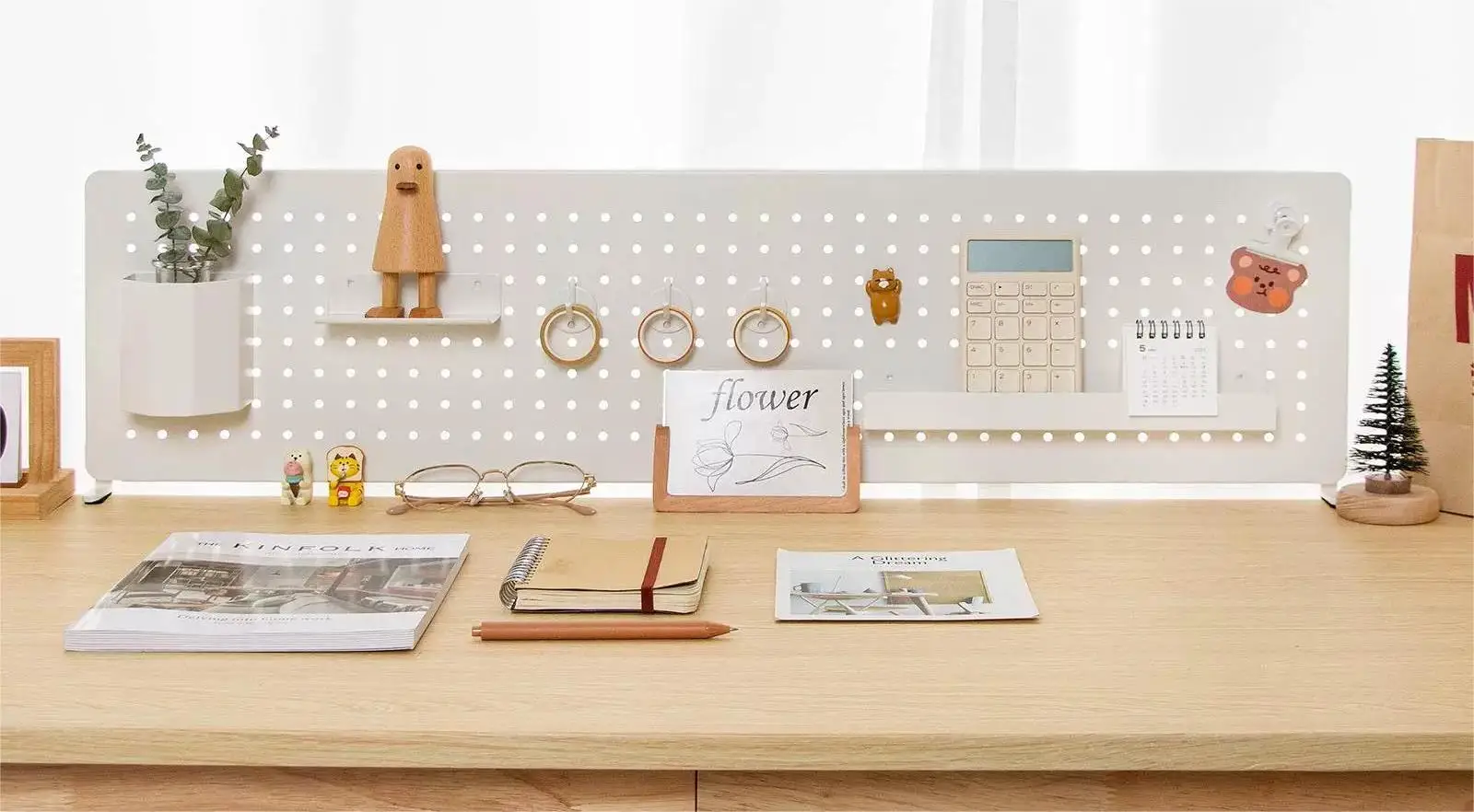 No-Punch Hole Board Storage Den Bathroom Wall Mounted Organizer Combination Storage Holes