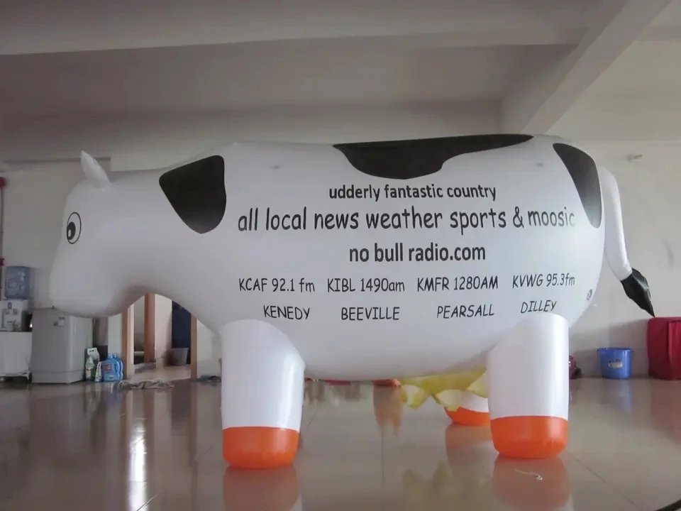 BOYI  Giant Inflatable Cow Animal Balloon,Inflatable Milk Cow Balloon