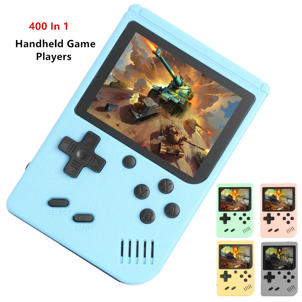400 In 1 MINI Portable Retro Video Game Consoles Players Boy 8 Bit 3.0 Inch Color LCD Screen Handheld Game Players