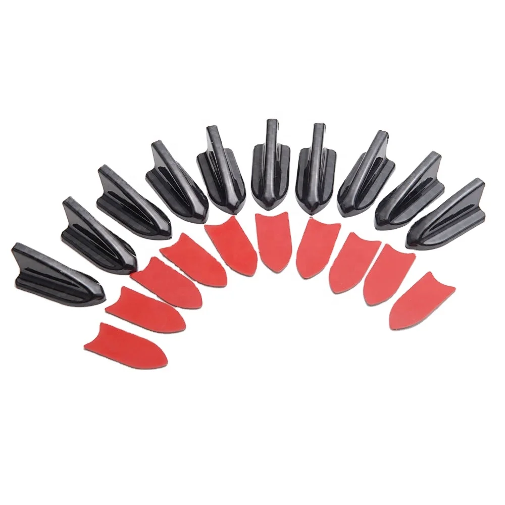 
10pcs/lot Car Air Vortex Generator Diffuser Roof Shark Fins Spoiler Wing Antenna 
