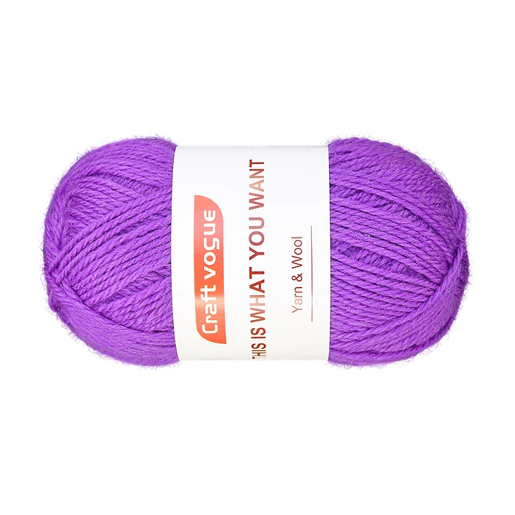 Popular Craft Vogue 100g 100%wool yarn Hand Knitting Wool Yarn 3ply wool yarn custom for sale