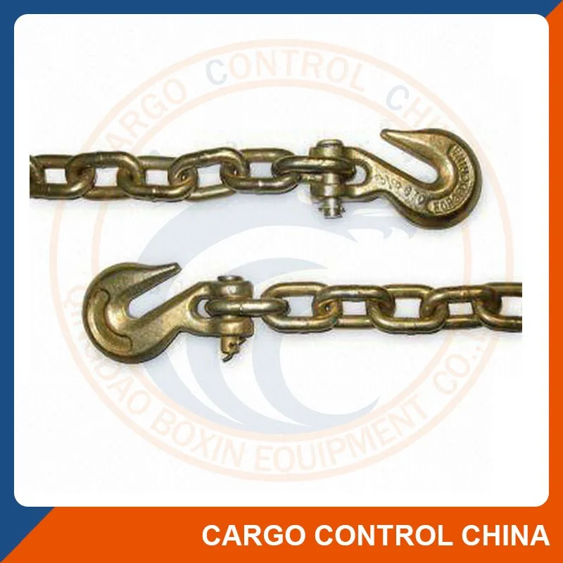 G70 Cargo Tie Down Transport Anchor Lashing Chain with Grab Hook 8600mm