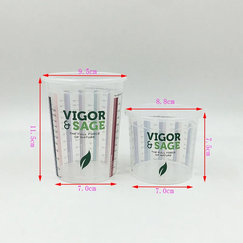Customized logo printing 300ml/500ml pet food measuring cup dog food scale cup cat food measuring tool
