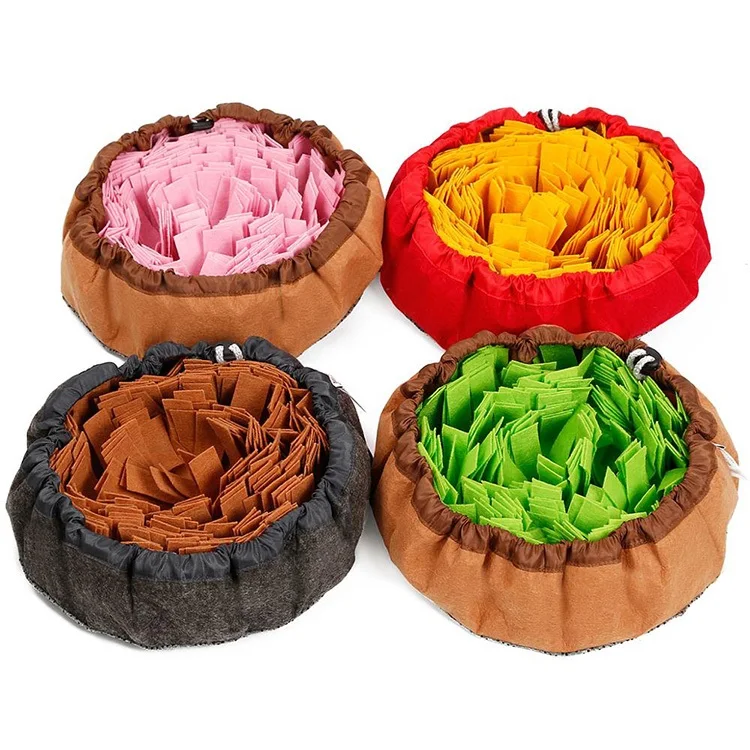 Pet Snuffle Bowl Mat Pet Cat Snuffling Nose Work Mat Iq Training Products Pet Dog Training Supplies