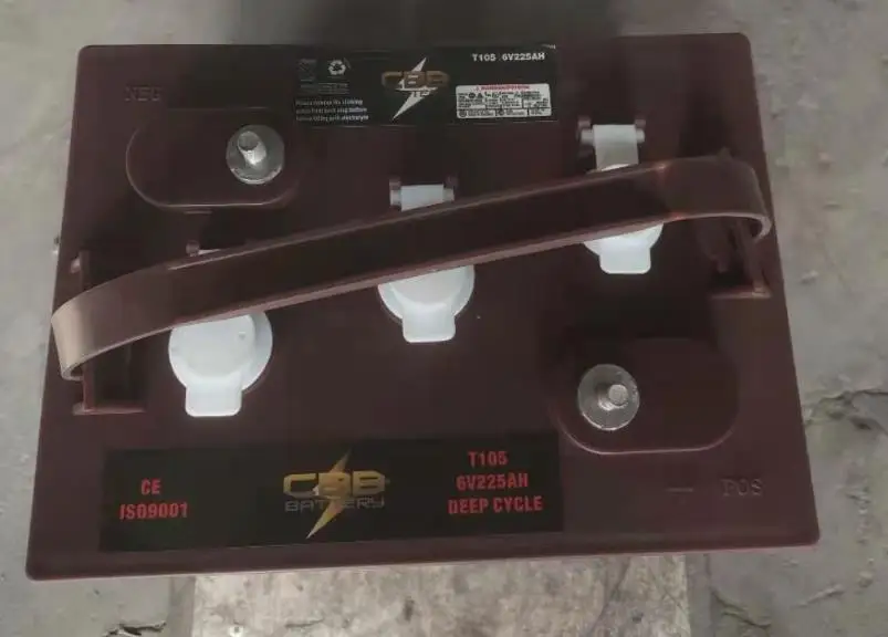 Deep Cycle Battery T105 6V208AH for golf cart