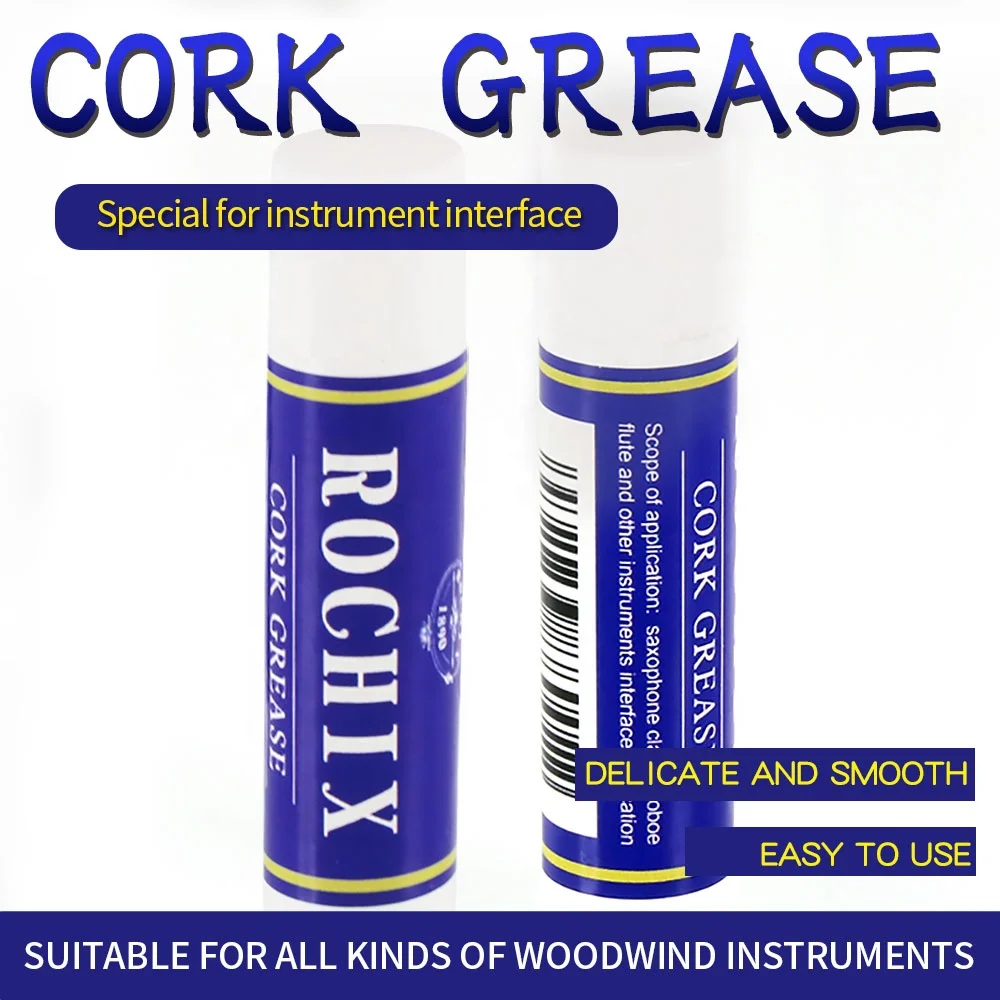 ROCHIX Woodwind Musical Instrument Parts Accessories Cork Grease White Vaseline Oil Lubricating Oil