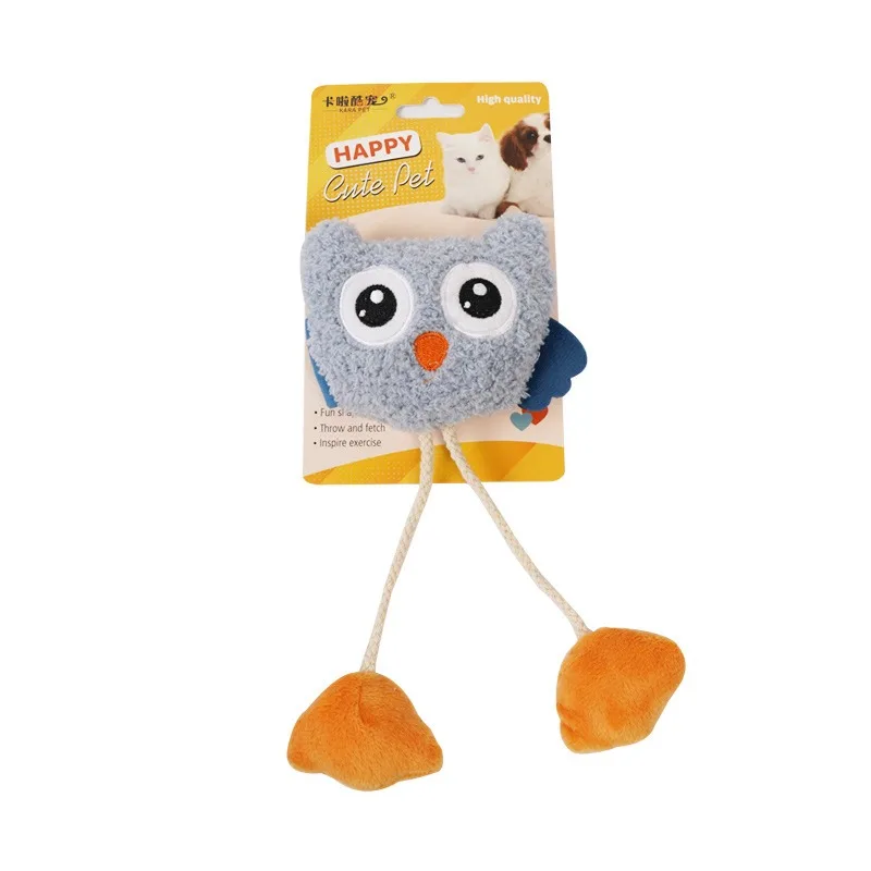 Pet supplies bells relieve boredom swing hanging door hanging elastic adjustable cat self high feather cat toys