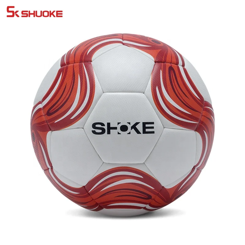 2021 Custom logo Pu leathers Training Thermal Bonded Soccer Ball Size 4 Football