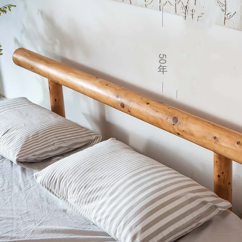 Chinese Style Modern Bedroom Furniture Wooden Bed Hotel Homestay Furniture Solid Wood Bed With Storage