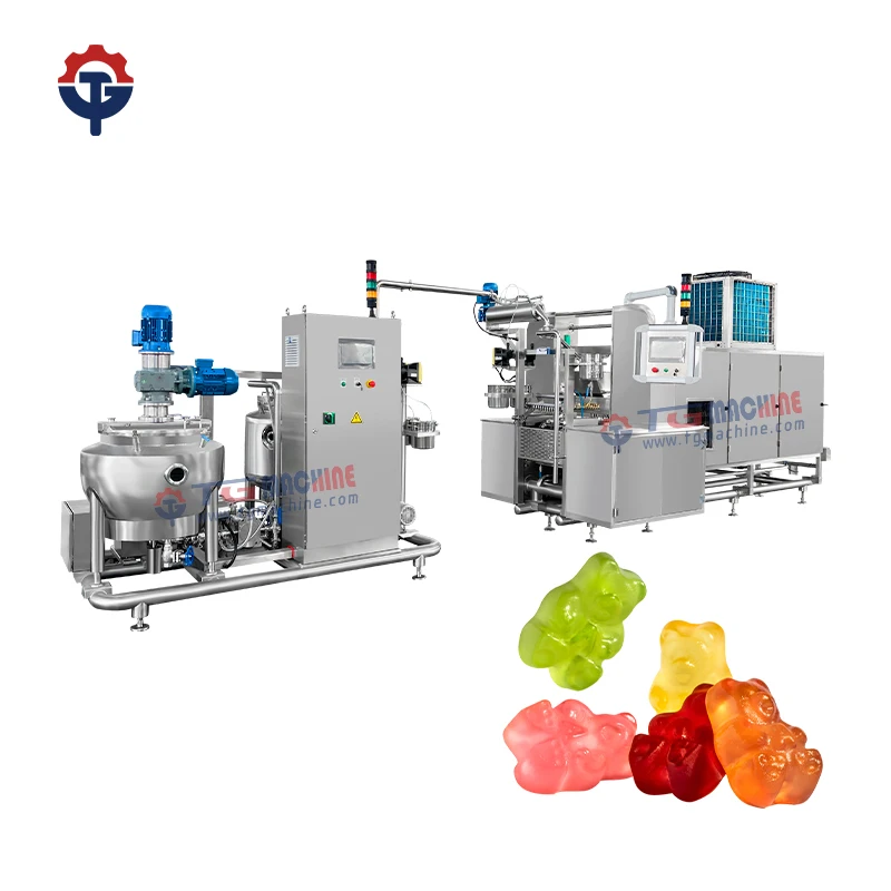 Engineer Available Gummies Candy Machine Full Auto Sugar Coated Gummy Candies Making Line Factory Price