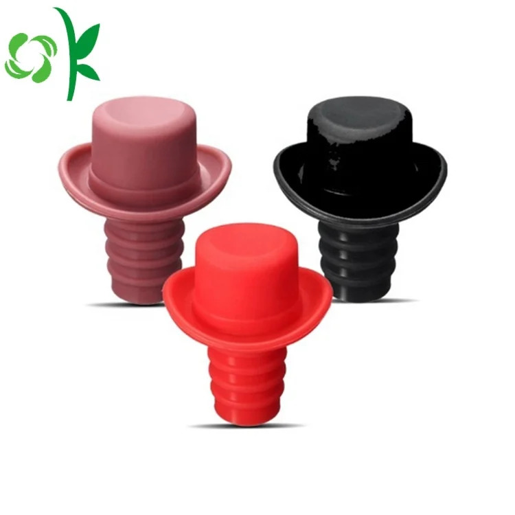 OKSILICONE  Wine Accessories Gift Set Sparkling Beer Bottle Caps Silicone Red Wine Silicone Stopper