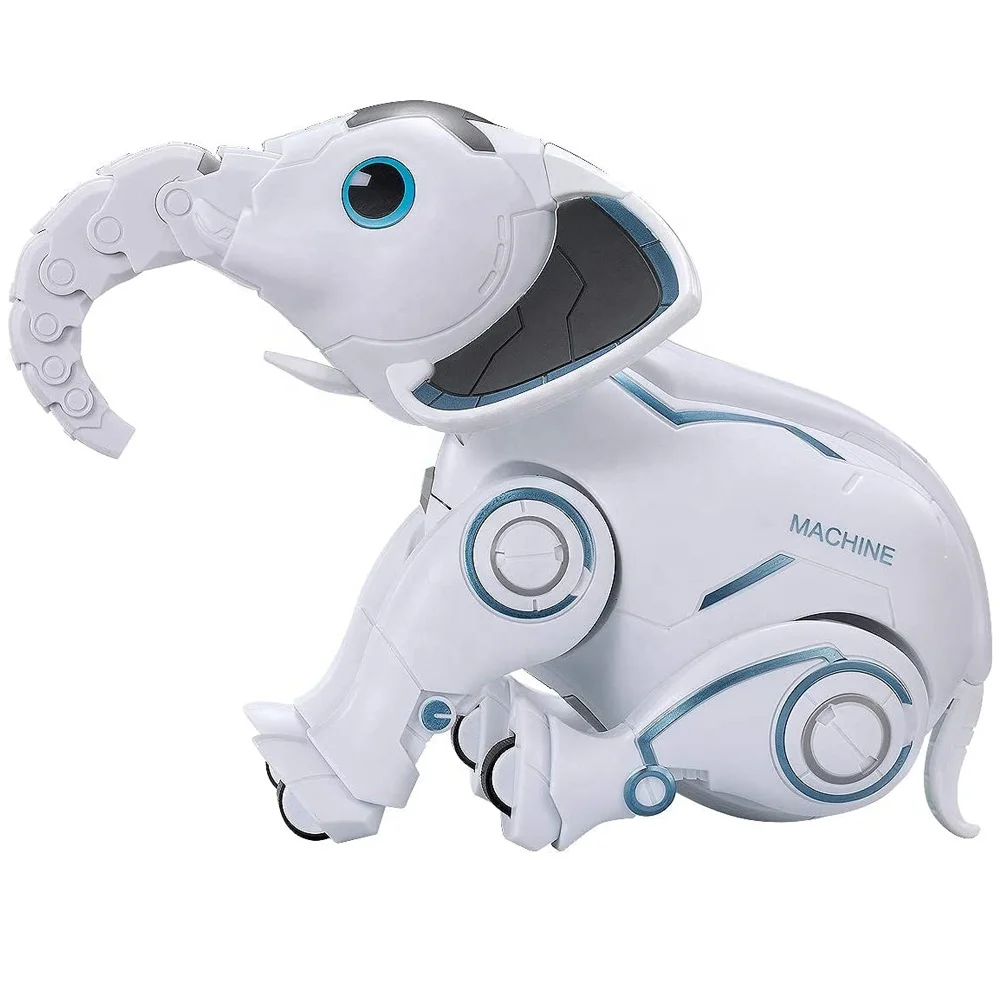 Interactive Voice Remote Control Robot Elephant Intelligent Electronic Programming Dancing RC Elephant Toys For Kids